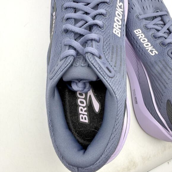 Women Brooks Ghost Max 3 Womens Running Shoes US 11 M EU 43 Grey Purple Athletic EUC